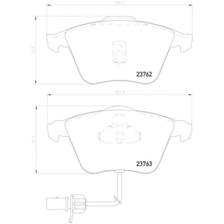 Pagid Brakes Disc Brake Pad, 355009141 355009141